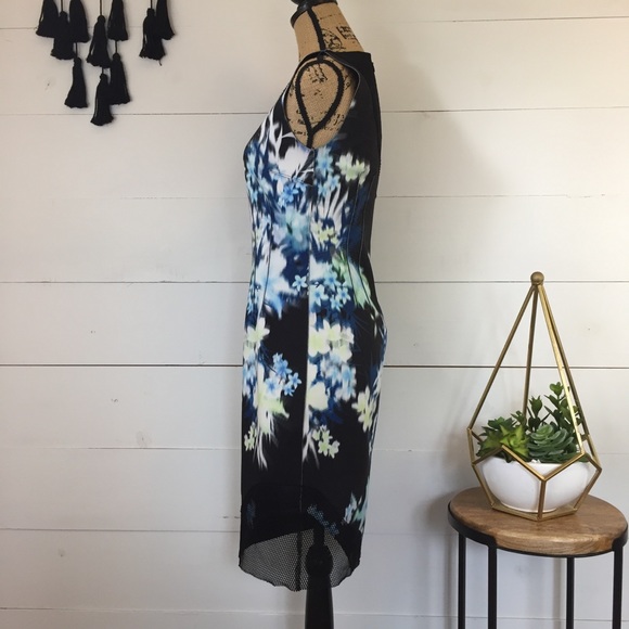 Elie Tahari Emory floral print sheath dress sz 6 - Picture 3 of 8